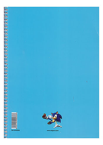 دفتر 100 برگ تک خط وزیری سیمی کارتونی مجلد الیپون 2402353