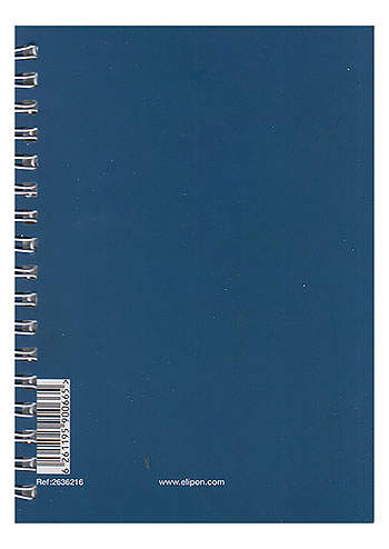 دفتر یادداشت 80 برگ جیبی سیمی فانتزی الیپون 2636216