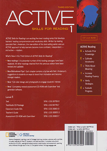 جنگل اکتیو 1 ACTIVE Skills for Reading 1 3rd Edition