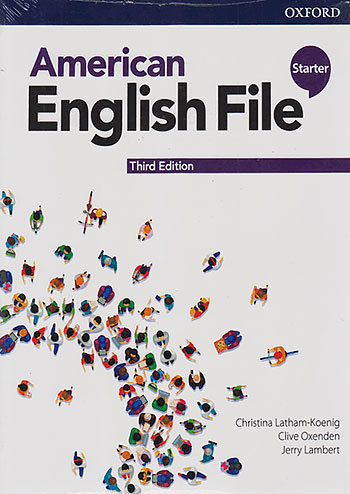 امریکن اینگلیش فایل استارتر American English File 3rd Starter SB+WB+DVD Glossy Papers