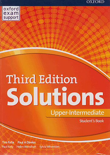 سولوشن Solutions 3rd Upper Intermediate SB+WB+DVD
