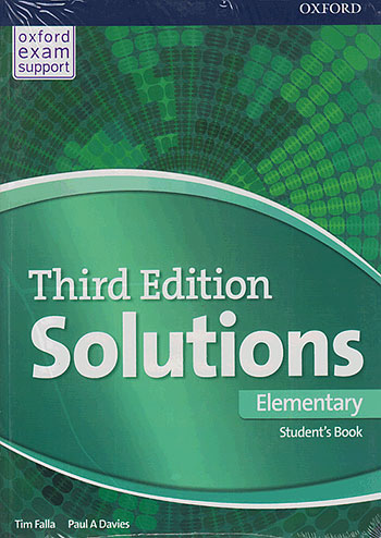 جنگل سولوشن Solutions 3rd Elementary SB+WB+DVD 