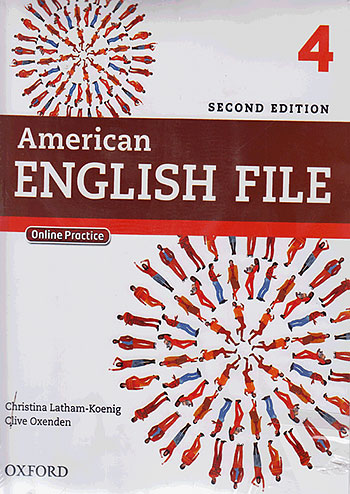 امریکن اینگلیش فایل 4 American English File 2nd 4 SB+WB+2CD+DVD
