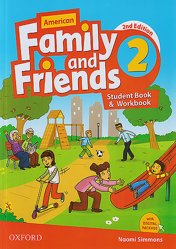 فامیلی اند فرندز 2 American Family and Friends 2nd 2 SB+WB+CD+DVD