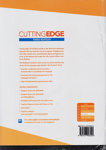 جنگل کاتینگ اج اینترمدیت Cutting Edge 3rd Intermediate SB+WB+CD+DVD