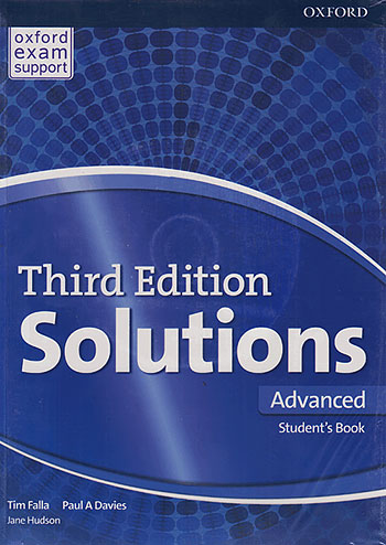 سولوشن Solutions Advanced 3rd SB+WB+DVD