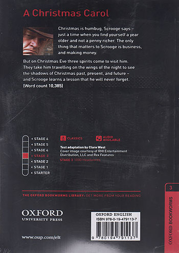 جنگل Oxford Bookworms 3 A Christmas Carol + CD
